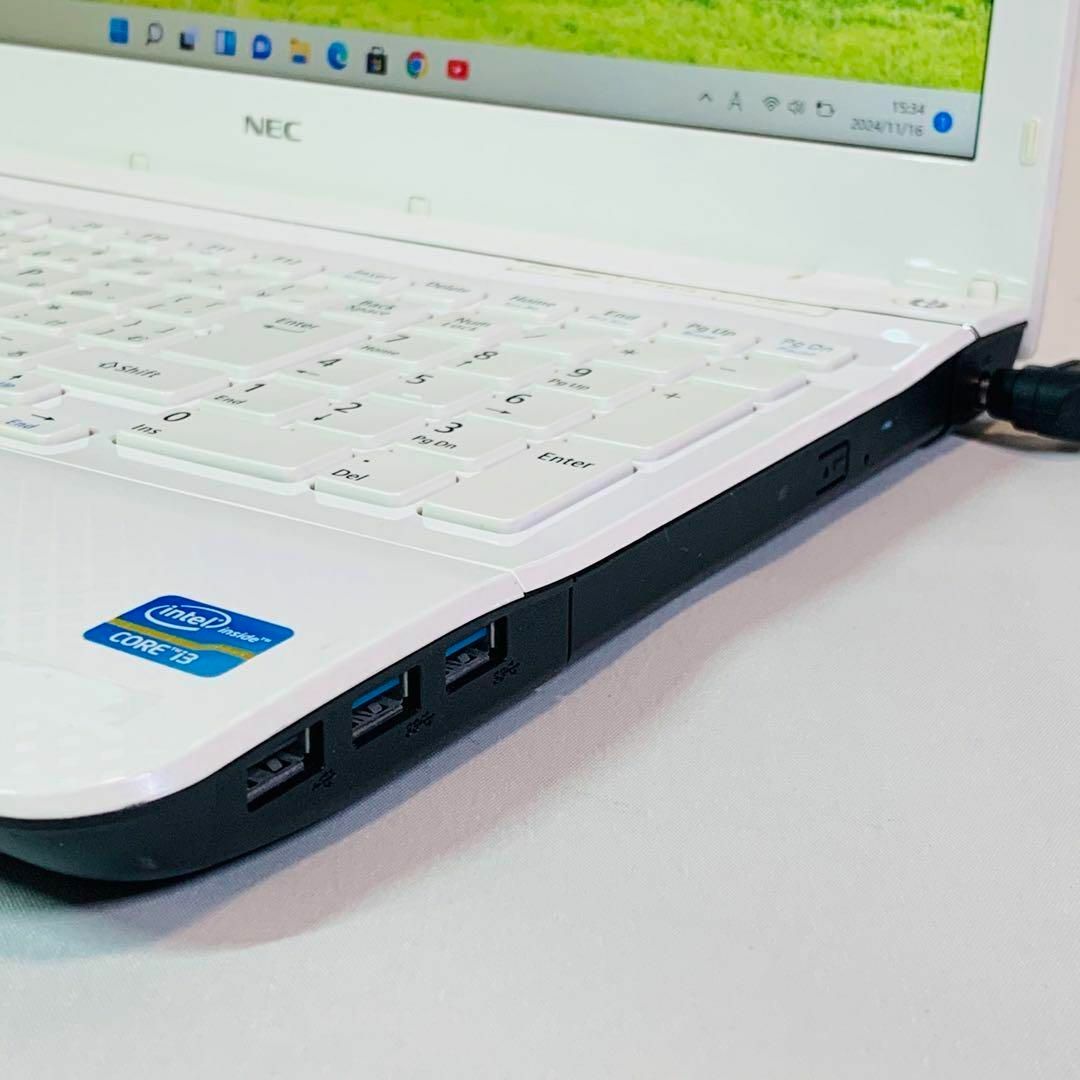 爆速SSD✨Core i3✨オフィス付✨ NEC✨15.6インチ✨ノートパソコン 爆速SSD✨Core i3✨オフィス付✨ NEC✨15.6インチ✨ノートパソコン