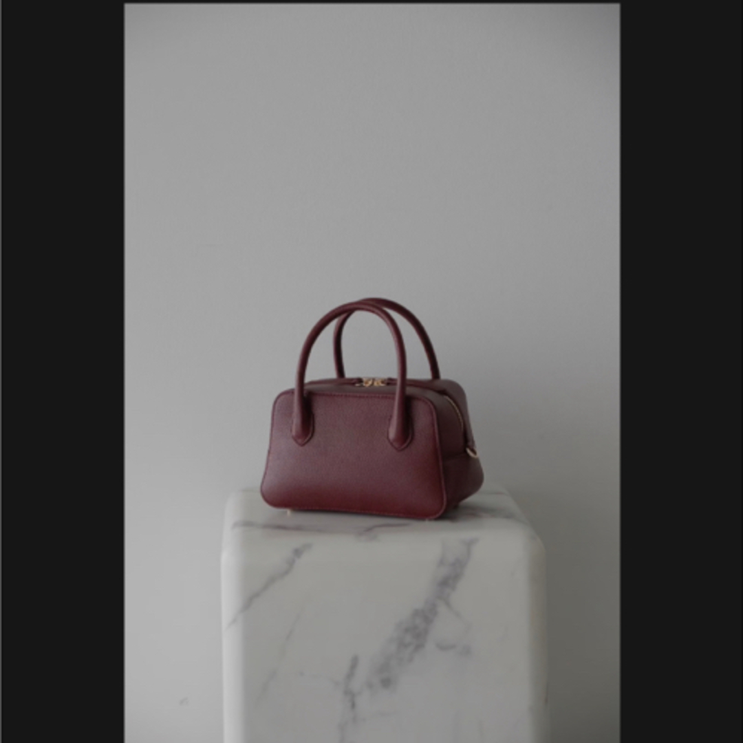 12/13までの出品 美品☆OHGA ボストンバッグ ボルドー 12/13までの出品 美品☆OHGA ボストンバッグ ボルドー