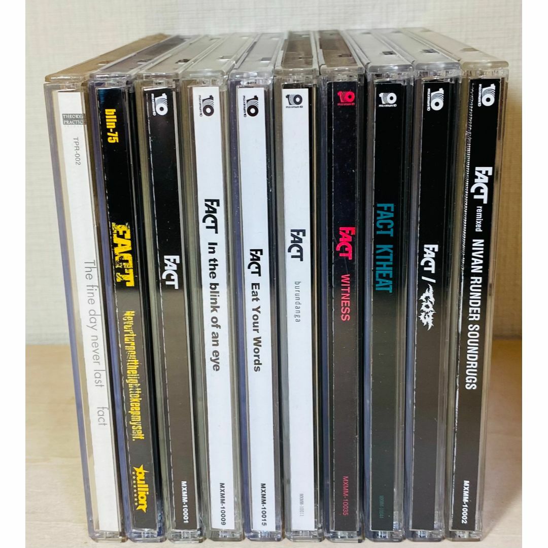 【廃盤多数】 FACT CD アルバム 10枚セット (CD+DVD)