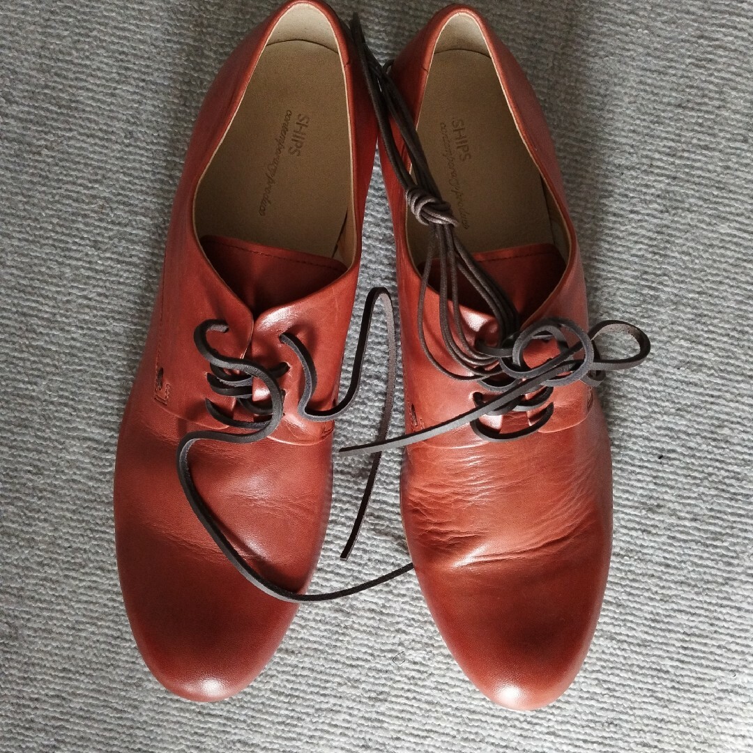 SHIPS - 未使用品 SHIPS 赤茶レザー靴 27cnの通販 by SHIPS - 未使用品 SHIPS 赤茶レザー靴 27cnの通販 by