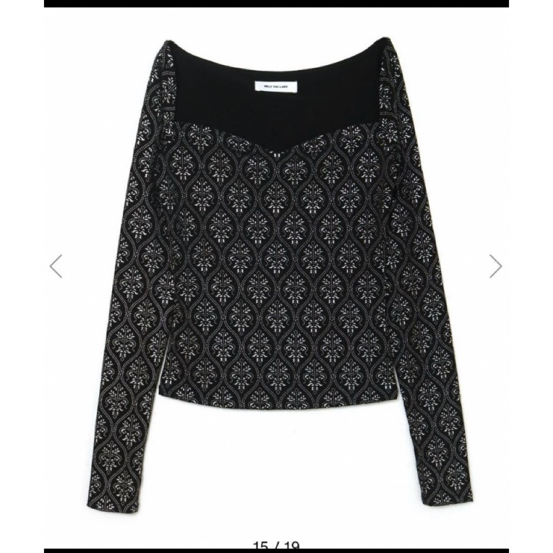 melt the lady royal pattern tops