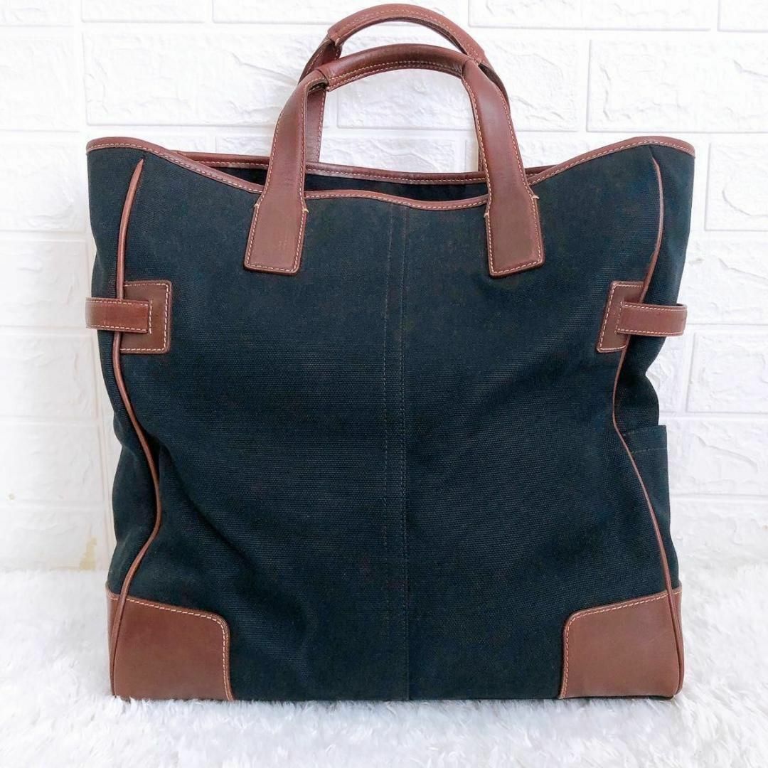 COACH - コーチ メンズトートバッグ レザー×キャンバス地 COACH - コーチ メンズトートバッグ レザー×キャンバス地