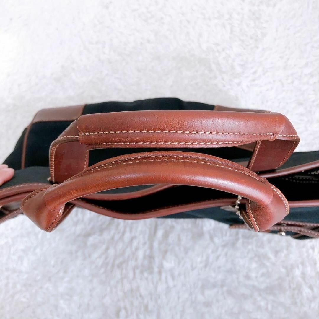 COACH - コーチ メンズトートバッグ レザー×キャンバス地 COACH - コーチ メンズトートバッグ レザー×キャンバス地