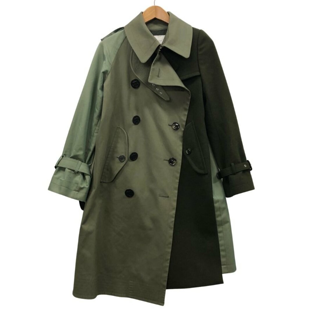 sacai - サカイ ドッキングコート 21AW コットン ギャバジン sacai - サカイ ドッキングコート 21AW コットン ギャバジン