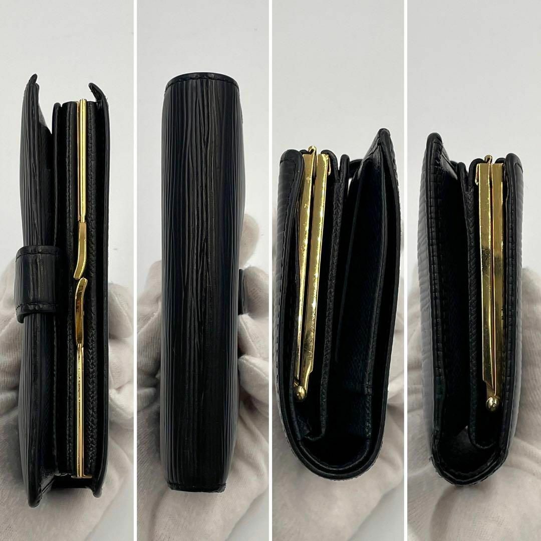 ルイヴィトン 折財布 がま口 エピ ノワール ヴィエノワ ゴールド ルイヴィトン 折財布 がま口 エピ ノワール ヴィエノワ ゴールド