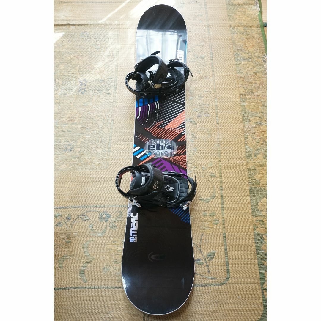 FLOW かちゃ MERC スノーボード 153cm × K2ビンディングセット FLOW かちゃ MERC スノーボード 153cm × K2ビンディングセット
