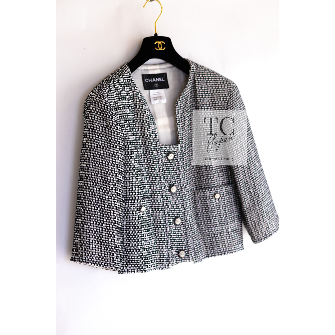 CHANEL - 57万 シャネル ジャケット CHANEL ブラック ホワイト