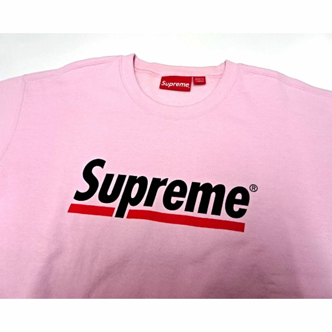 Supreme - L Supreme 20SS Underline Crewneck Pink の通販 by Supreme - L Supreme 20SS Underline Crewneck Pink の通販 by