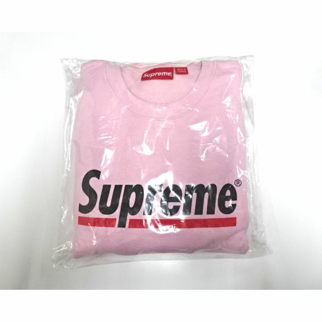 Supreme - L Supreme 20SS Underline Crewneck Pink の通販 by Supreme - L Supreme 20SS Underline Crewneck Pink の通販 by