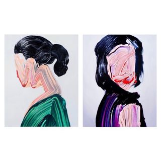村上隆 版画 【Multicolor Double Face: みじかく White 村上隆 版画 【Multicolor Double Face: みじかく White