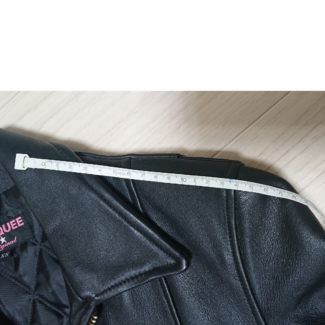 希少】MARQUEE マーキー レザージャケット XS 黒 チバユウスケ 希少】MARQUEE マーキー レザージャケット XS 黒 チバユウスケ