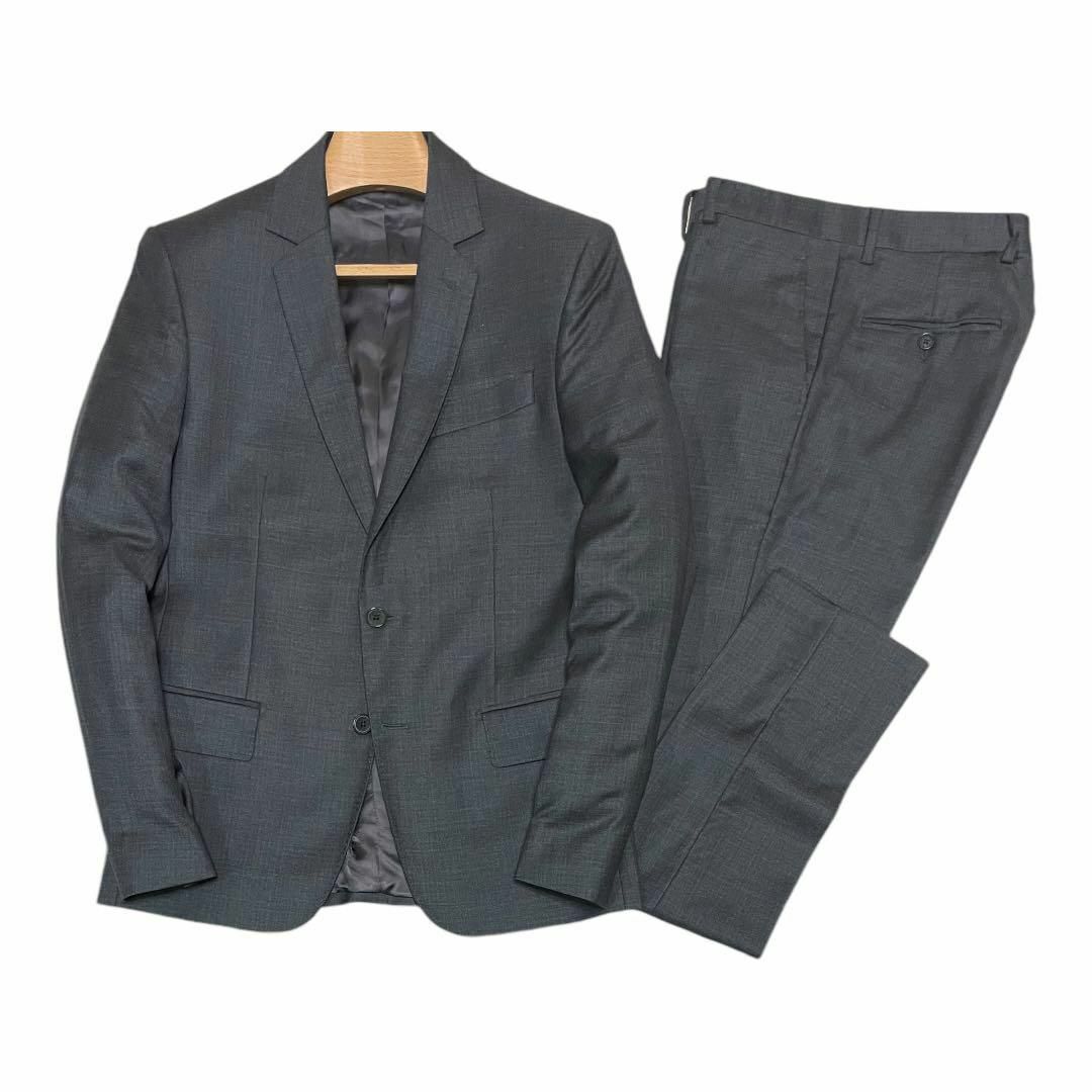 PIERRE BALMAIN セットアップスーツ 46(M相当) グレー セットアップ PIERRE BALMAIN セットアップスーツ 46(M相当) グレー セットアップ