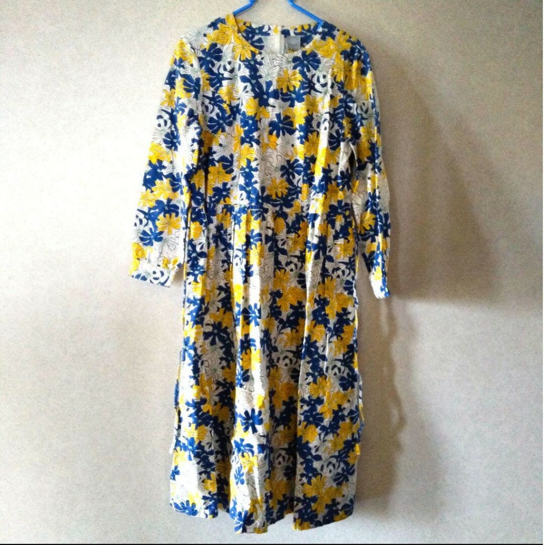 nest Robe - kapuwa カプワ ブロックプリント ロングワンピース nest Robe - kapuwa カプワ ブロックプリント ロングワンピース