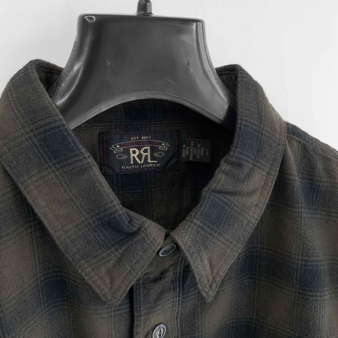 L 新品 RRL チェックシャツ キムタク着 グランメゾンパリ 東京 L 新品 RRL チェックシャツ キムタク着 グランメゾンパリ 東京