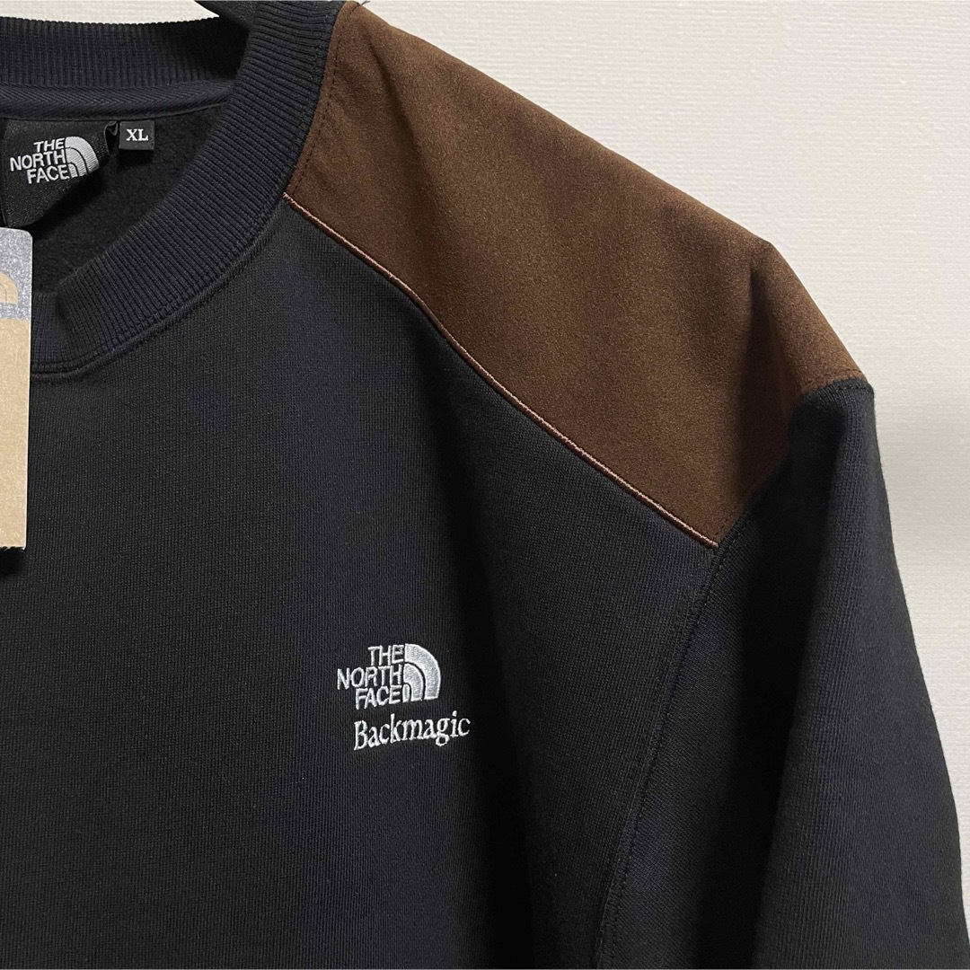 ノースフェイス Backmagic限定 Sweat Crew【XL】ブラック 黒 ノースフェイス Backmagic限定 Sweat Crew【XL】ブラック 黒