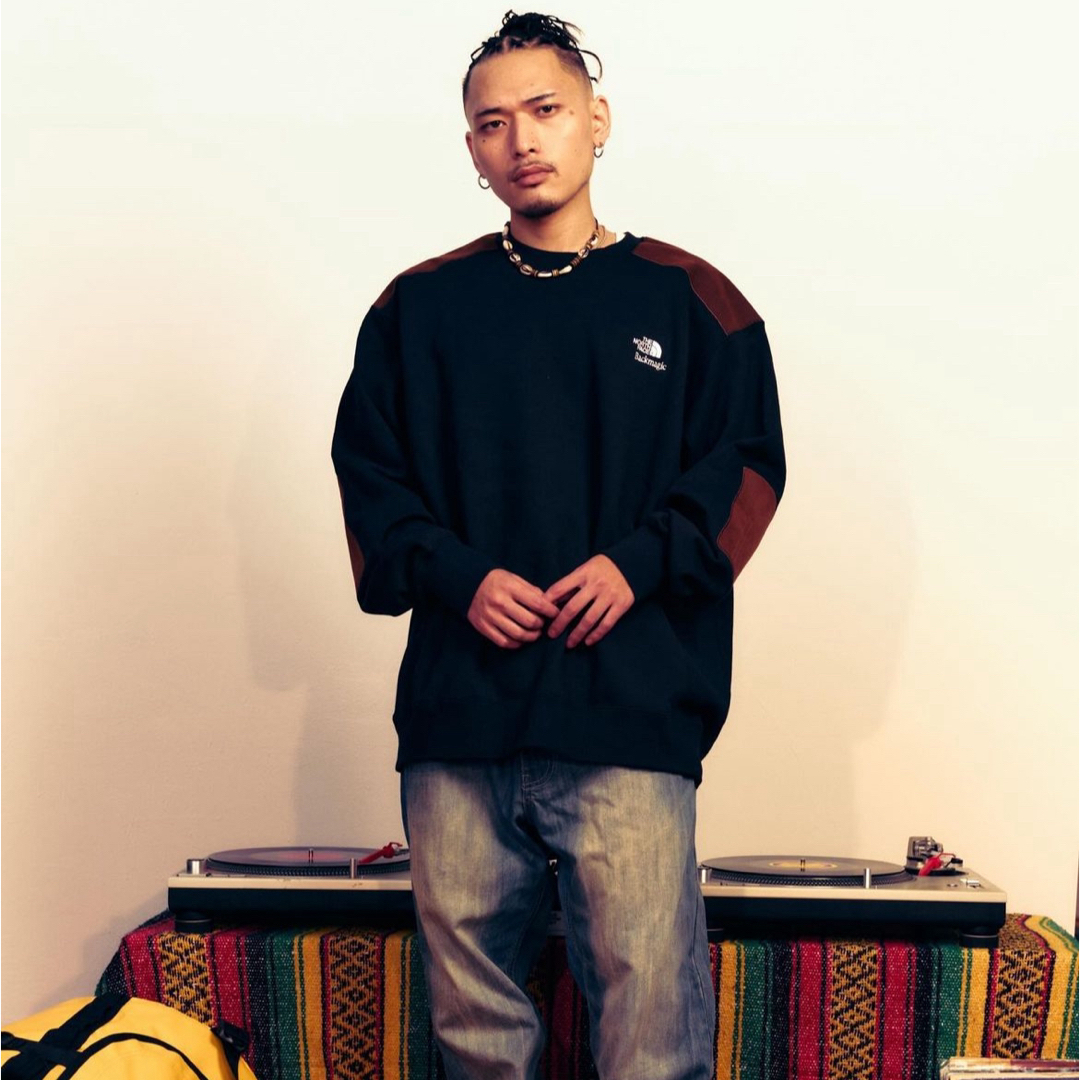 ノースフェイス Backmagic限定 Sweat Crew【XL】ブラック 黒 ノースフェイス Backmagic限定 Sweat Crew【XL】ブラック 黒