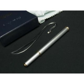 ミキモト(MIKIMOTO)のMIKIMOTO ミキモト 本真珠 アコヤ真珠 パール 約4mm キャップ式 しおり 栞 ボールペン 2点セット シルバー系 DG1050(その他)