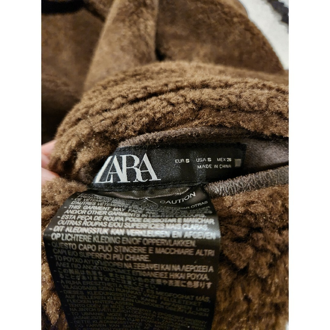 ZARA - ZARA リバーシブルフェイクレザー ダブルフェイスコート ZARA - ZARA リバーシブルフェイクレザー ダブルフェイスコート