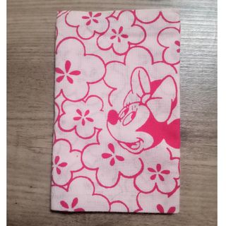 ディズニー(Disney)のディズニー ミニーマウス梅柄手ぬぐい(ハンカチ)