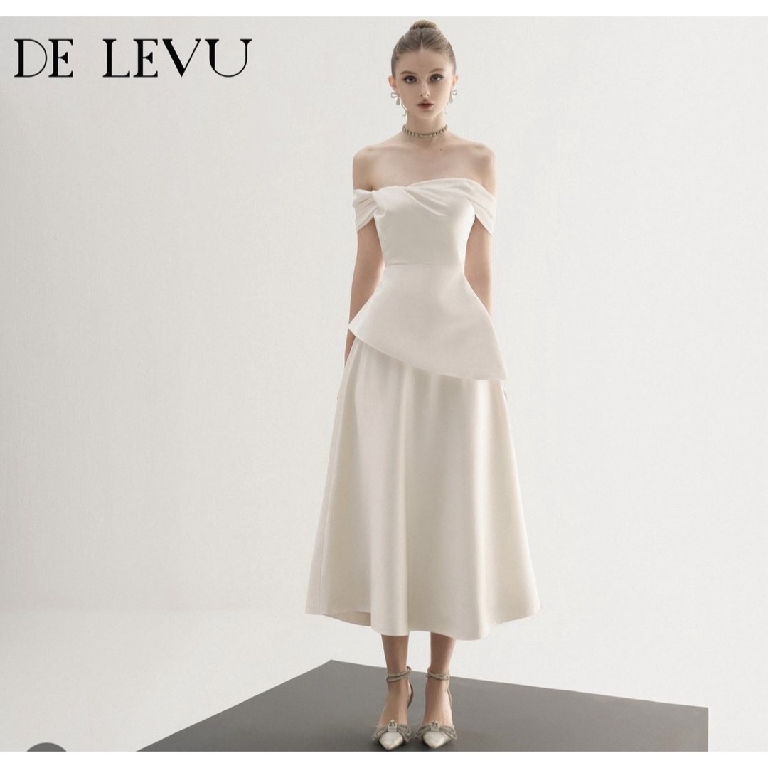DE LEVU オフショル ワンピース セットアップ 上下セット DE LEVU オフショル ワンピース セットアップ 上下セット