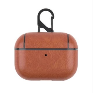 【新品・未使用】airpods pro ケース レザーケース カラビナ付き LB(その他)