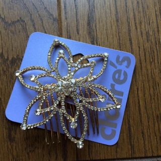 クレアーズ(claire's)の新品/クレアーズ/ヘアアクセ/ラインストーン髪飾り/浴衣にも！(その他)