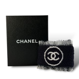 CHANEL ココシャネルロゴリストバンドレース黒 CHANEL ココシャネルロゴリストバンドレース黒