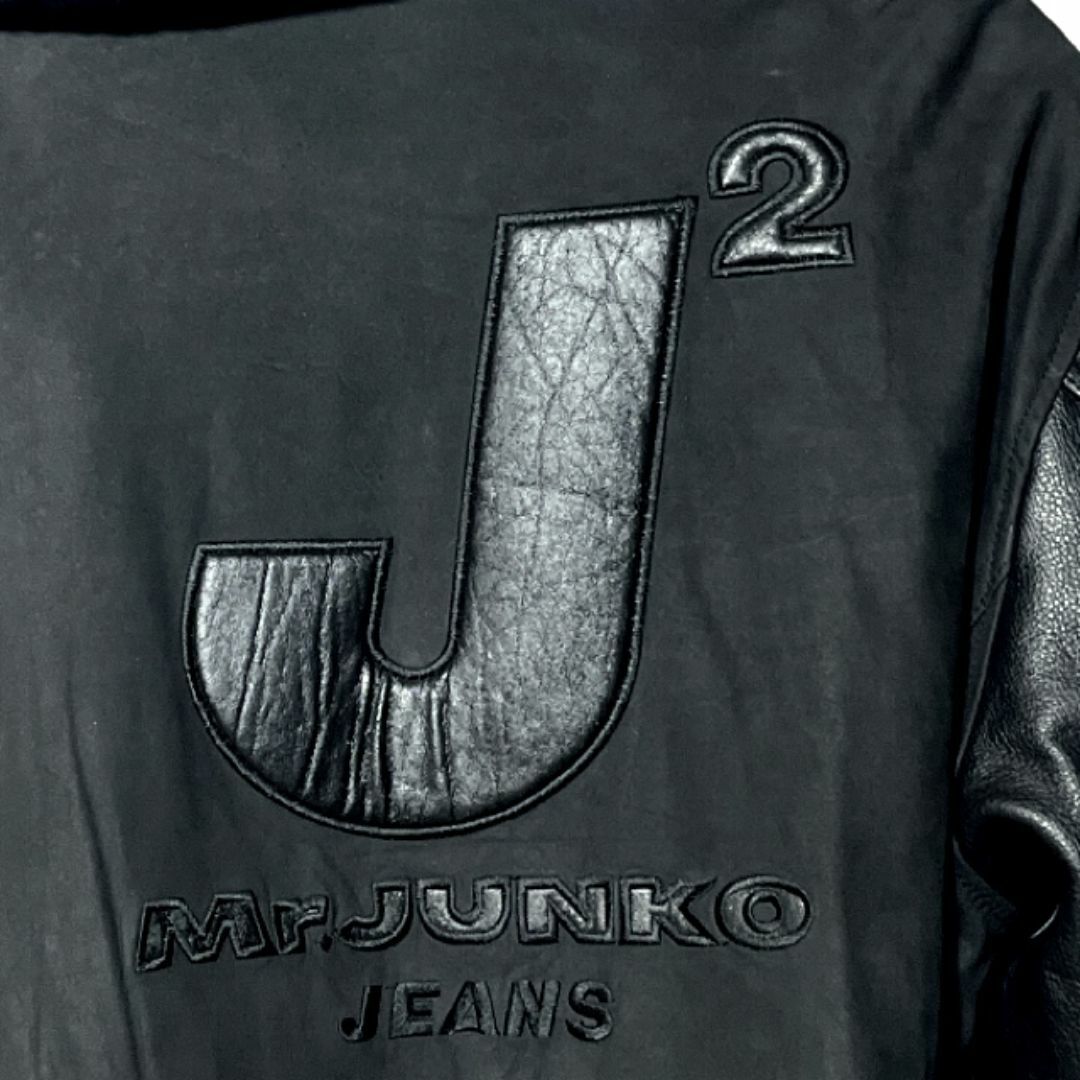 ミスタージュンコ オールレザースタジャン Mr.JUNKO JEANS 衿ボア ミスタージュンコ オールレザースタジャン Mr.JUNKO JEANS 衿ボア