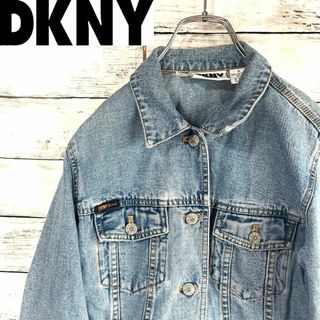 DKNY - ダナキャランニューヨーク バック刺繍 デニムジャケット DKNY - ダナキャランニューヨーク バック刺繍 デニムジャケット