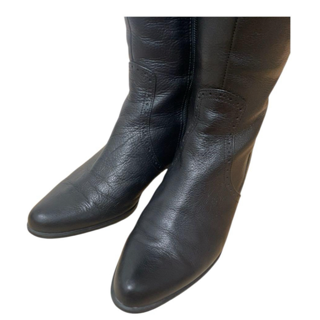 極美品】elegance 卑弥呼 ロングブーツ 23cm 黒 ブラック ヒール 極美品】elegance 卑弥呼 ロングブーツ 23cm 黒 ブラック ヒール