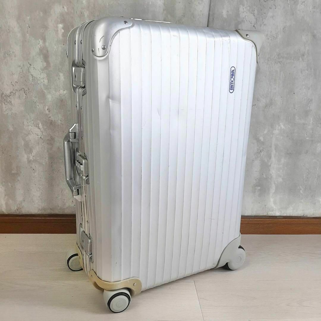 RIMOWA - 廃盤 青ロゴ リモワ トパーズ プルタブ 最大容量 104L RIMOWA - 廃盤 青ロゴ リモワ トパーズ プルタブ 最大容量 104L