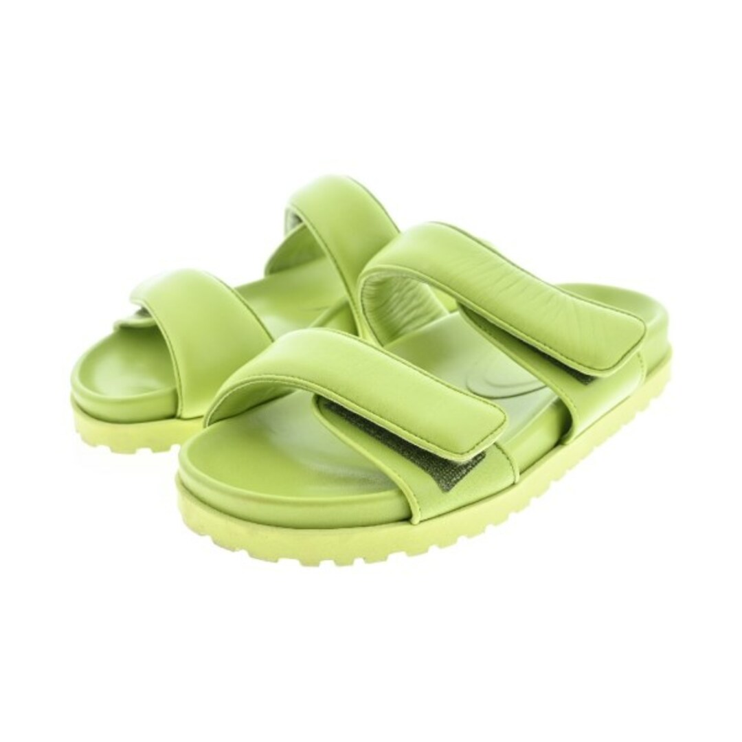 GIA BORGHINI サンダル EU38(24.5cm位) 緑 【古着】 GIA BORGHINI サンダル EU38(24.5cm位) 緑 【古着】