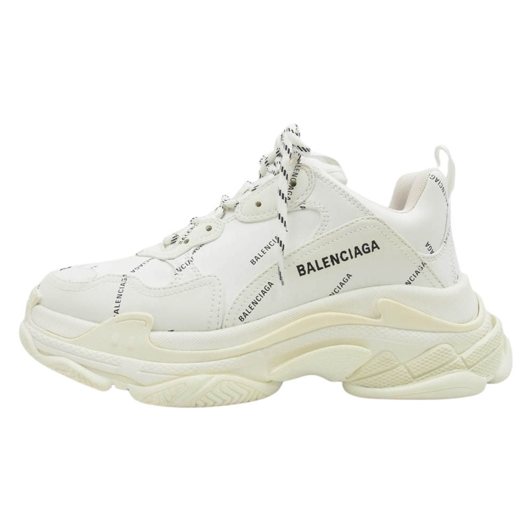 BALENCIAGA(バレンシアガ)のBALENCIAGA バレンシアガ 536737 Triple S オーバーロゴ トリプルS スニーカー ホワイト系 42(27.5cm)【中古】 メンズの靴/シューズ(スニーカー)の商品写真