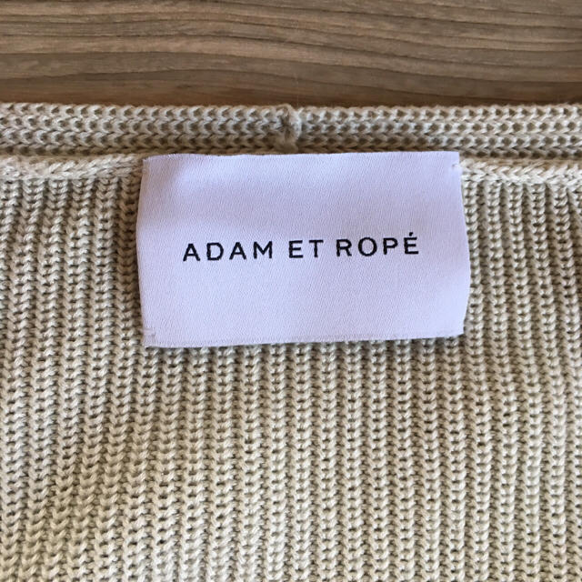 Adam et Rope'(アダムエロぺ)のｱﾀﾞﾑｴﾛﾍﾟ✧9ｹﾞｰｼﾞｺｯﾄﾝ両畦ﾆｯﾄ レディースのトップス(ニット/セーター)の商品写真