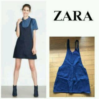 ザラ(ZARA)のZARA デニム　サロペット　スカート(サロペット/オーバーオール)