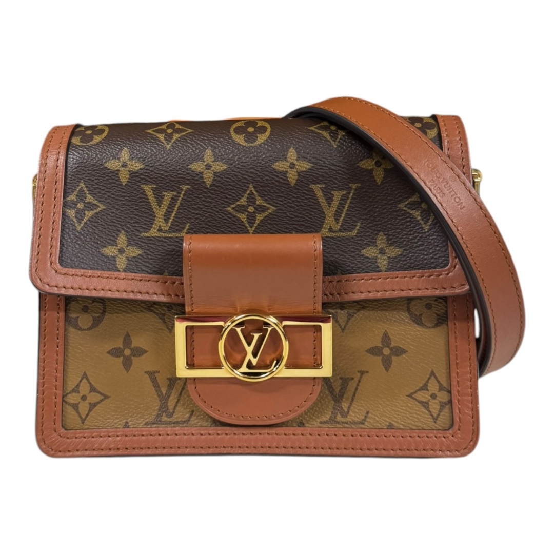LOUIS VUITTON - ルイヴィトン ドーフィーヌMINI モノグラム ショルダーバッグ モノグラムキャンバス M45959 ブラウン レディース LOUIS VUITTON  中古