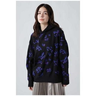 ローズバッドカップルズ(ROSE BUD)のROSE BAD レオパード柄スエットパーカー(パーカー)