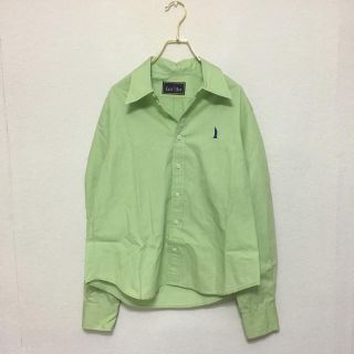 イーストボーイ(EASTBOY)のイーストボーイ シャツ グリーン 黄緑 肩落ち 制服(シャツ/ブラウス(長袖/七分))