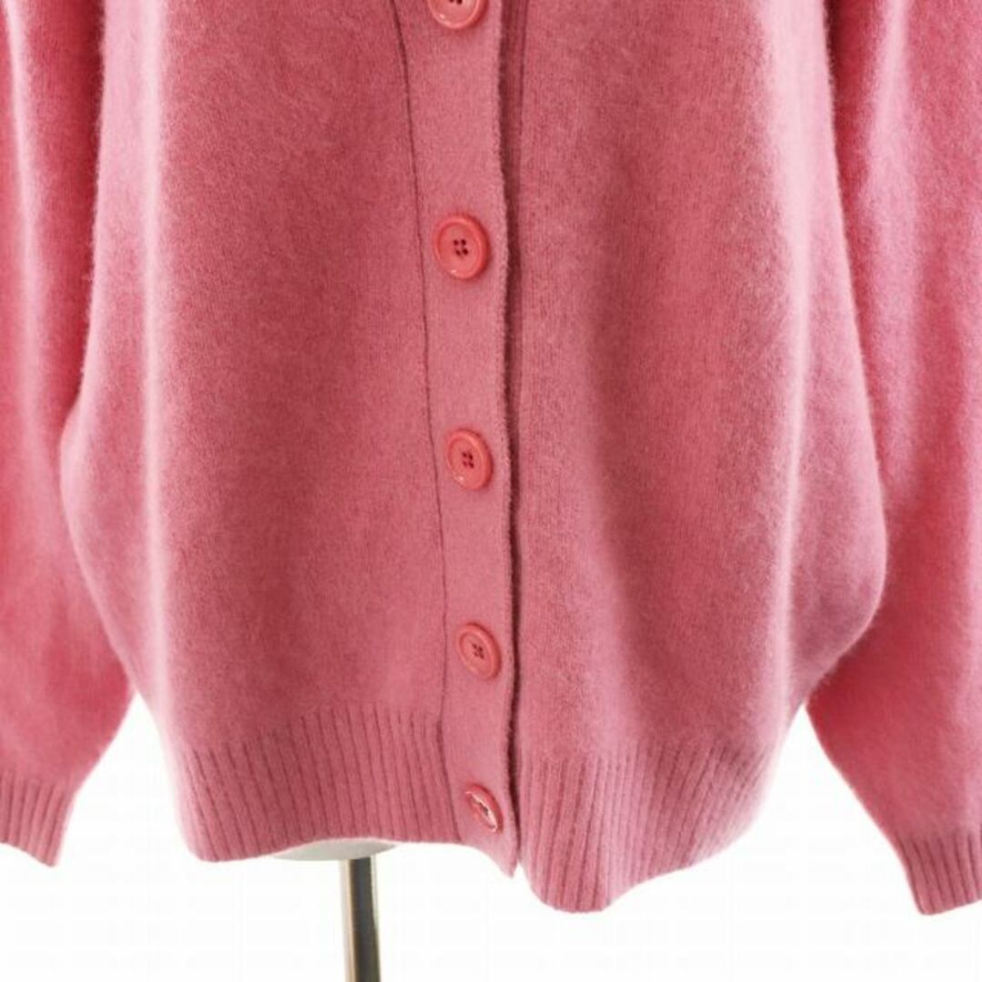 プラージュ 21AW Cashmere Mix Furカーディガン3 ピンク プラージュ 21AW Cashmere Mix Furカーディガン3 ピンク