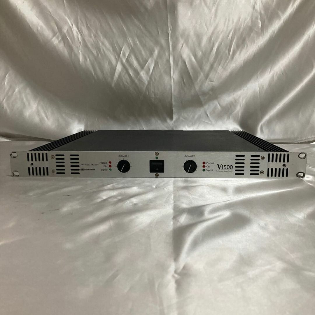 美品 パワーアンプ アメリカンオーディオ V1500 American 1U 美品 パワーアンプ アメリカンオーディオ V1500 American 1U