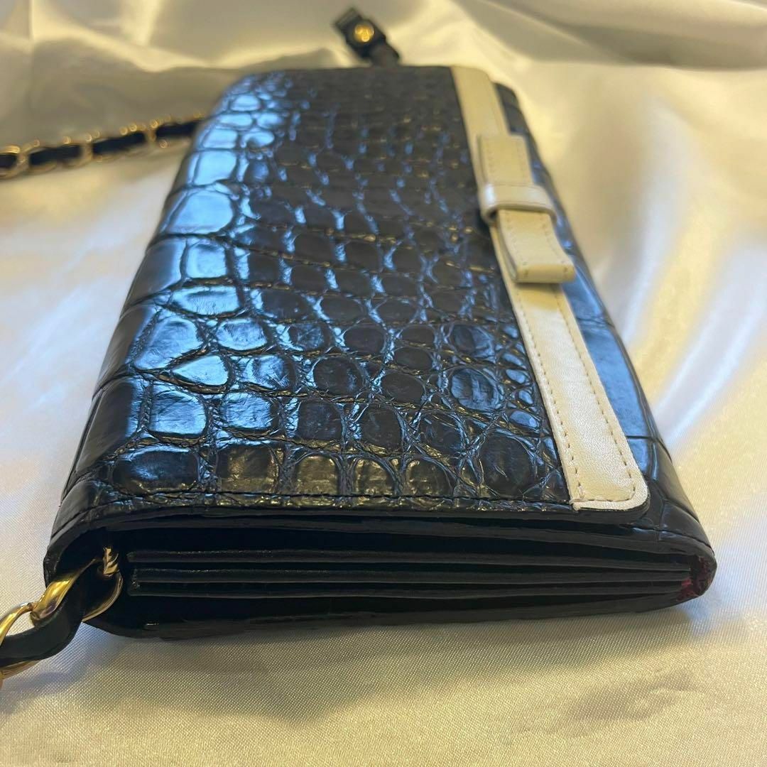 良品☆JRA 保証 リアル クロコダイル 長財布 ロングウォレット 良品☆JRA 保証 リアル クロコダイル 長財布 ロングウォレット
