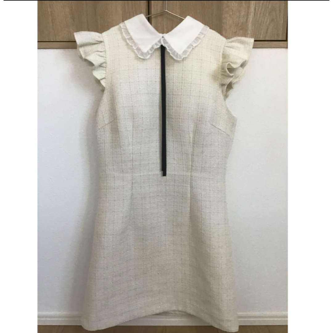 美品 キャバドレス ハイネック ミニドレス ローブドフルール DeaAndy 美品 キャバドレス ハイネック ミニドレス ローブドフルール DeaAndy