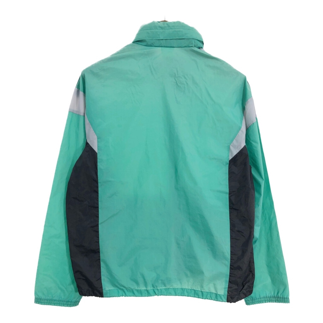 80's adidas ものたりない ナイロンジャケット グリーン/ホワイト 80's adidas ものたりない ナイロンジャケット グリーン/ホワイト