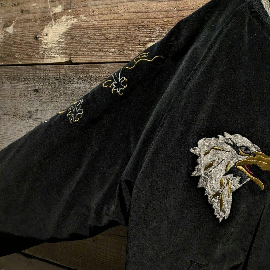 VINTAGE - 90s スーベニアジャケット 刺繍 別珍 横須賀 ベロア VINTAGE - 90s スーベニアジャケット 刺繍 別珍 横須賀 ベロア