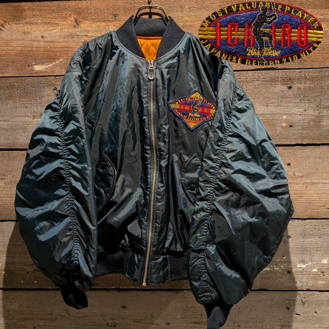 VINTAGE - 90s VINTAGE MA1 イチロー 210本安打 オリックス時代 VINTAGE - 90s VINTAGE MA1 イチロー 210本安打 オリックス時代