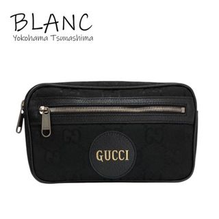 グッチ(GUCCI)のグッチ オフザグリット ベルトバッグ ボディバッグ兼ウェストバッグ OFF THE GRID GGキャンバス レザー ブラック ‎631341 横浜BLANC(ボディーバッグ)