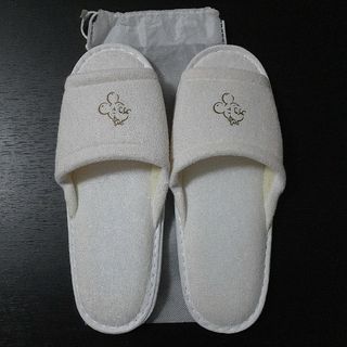 ディズニーホテルスリッパ(未使用）(キャラクターグッズ)
