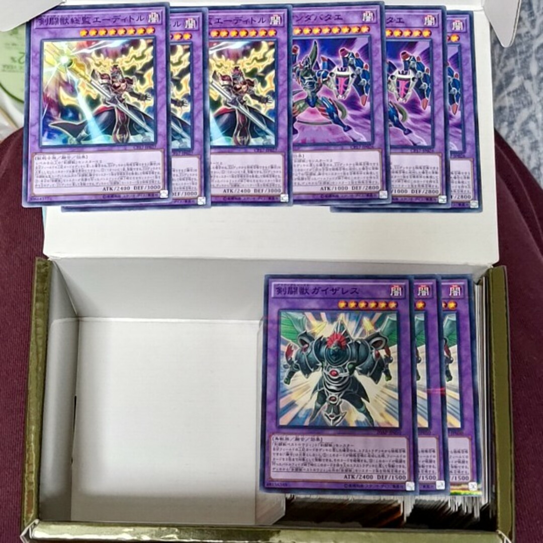 遊戯王(ユウギオウ)の遊戯王剣闘獣 ガイザレス剣闘獣 エーディトル剣闘獣 アンダバタエ各3枚 エンタメ/ホビーのトレーディングカード(シングルカード)の商品写真