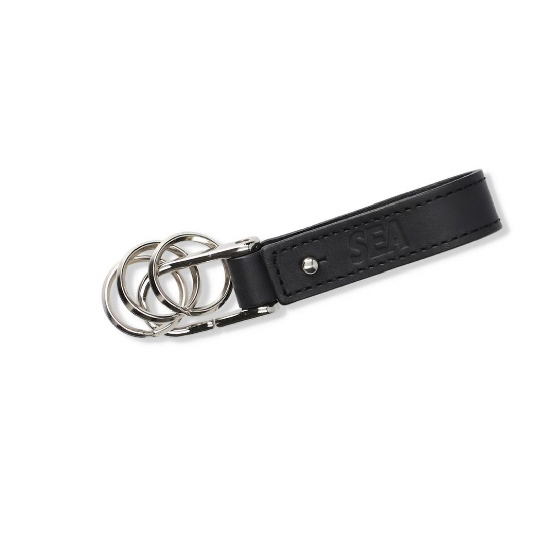 SEA Leather key Ring キーリング 黒 キーホルダー SEA Leather key Ring キーリング 黒 キーホルダー