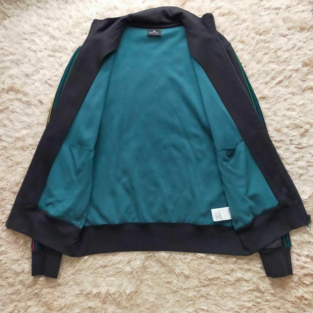 Paul Smith - 美品 ポールスミス トラックジャケット 黒 マルチ Paul Smith - 美品 ポールスミス トラックジャケット 黒 マルチ